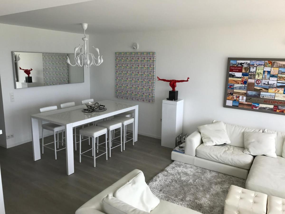 Apartmán White Sea/Sun/Sky Dreams 4 Six @ Nieuwpoort Exteriér fotografie
